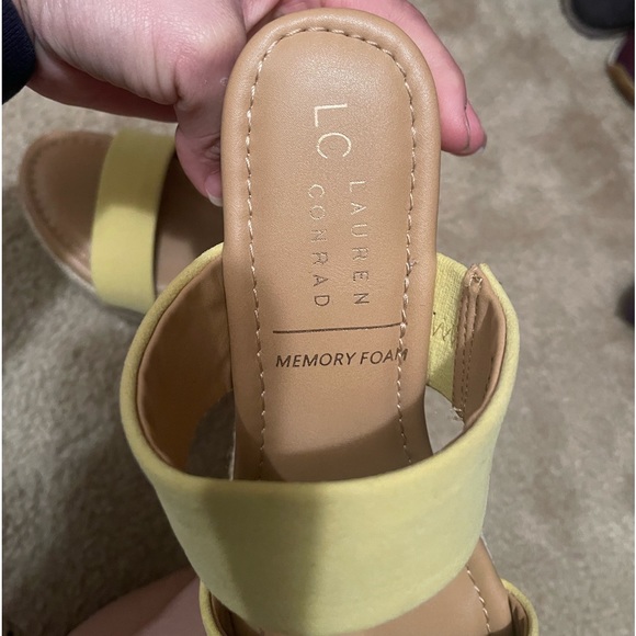 LAUREN CONRAD Espadrille Wedge Shoes size 6.5 - Picture 8 of 13